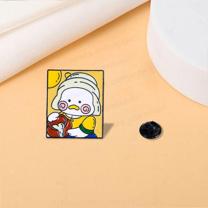 Duck Famous Painting Pins