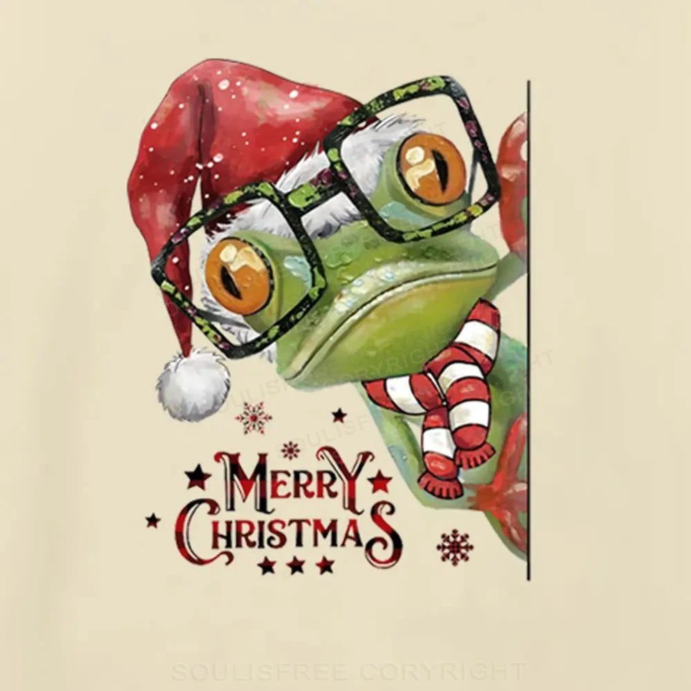 Big-eyed Frog Funny Christmas Ⅰ