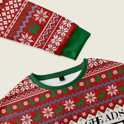 Talking Heads Christmas Beat Ugly Christmas Sweater