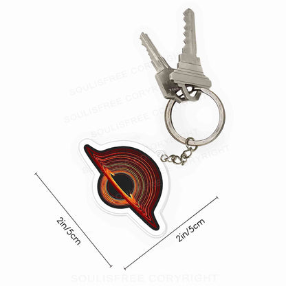 Planet Aperture Keychain