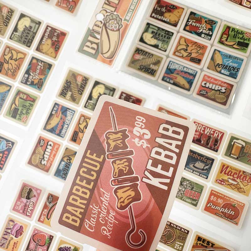 Vintage Series 100PCS Stickers