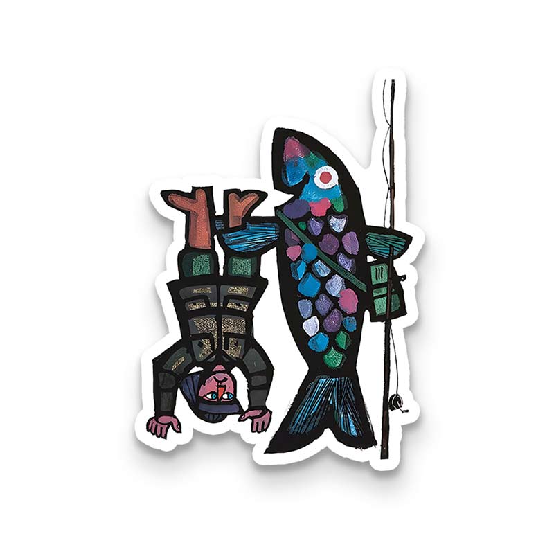 Fishing For Man's Fish 1PCS Stickers