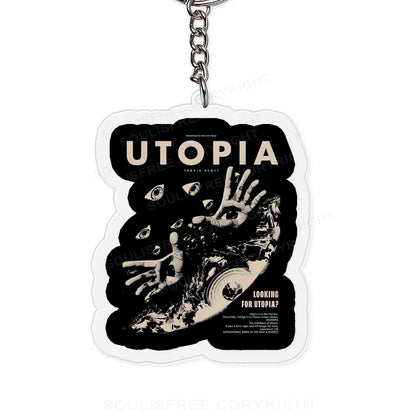 Searching For Utopia Keychain