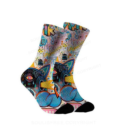 PAF-dog Full Print Socks