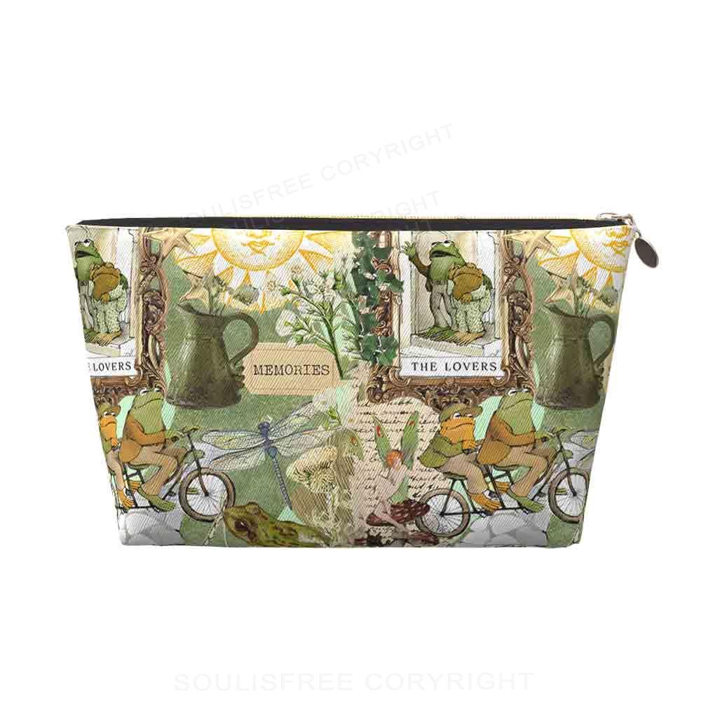 Frog's Daily Life Cosmetic Bag