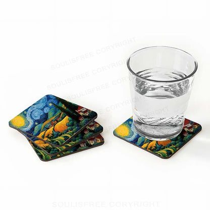 Village View Drink Coaster