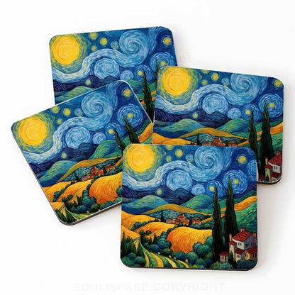 Village View Drink Coaster