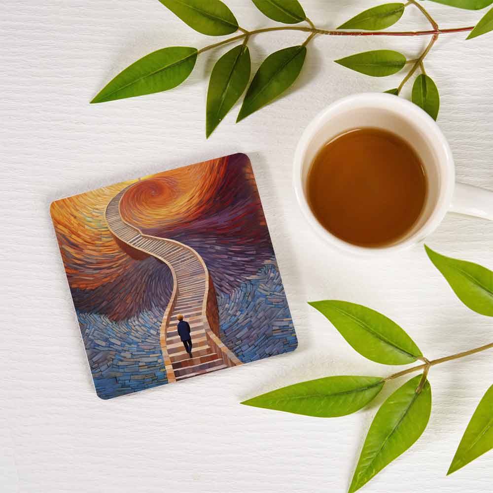 A Stairway To Heaven Drink Coaster