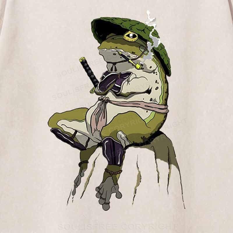 Victory Samurai Frog