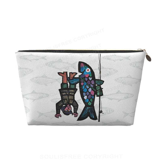 Fishing For Man's Fish Cosmetic Bag