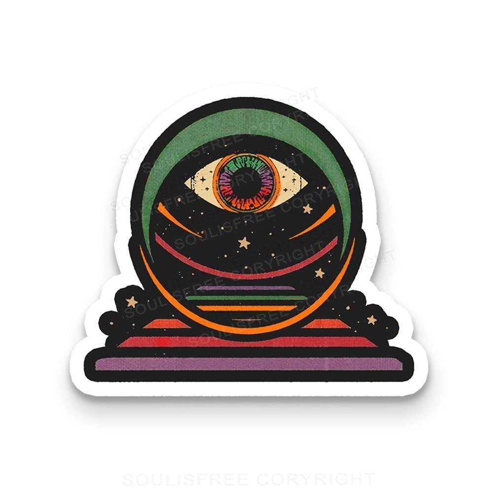 Meditation Under The Stars 1PC Sticker