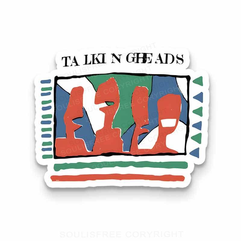 Talking Heads 1PC Sticker