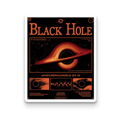 Explore Black Holes 1PC Sticker