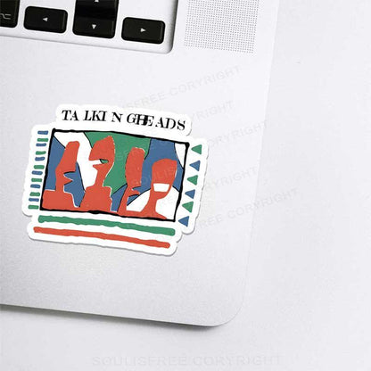 Talking Heads 1PC Sticker