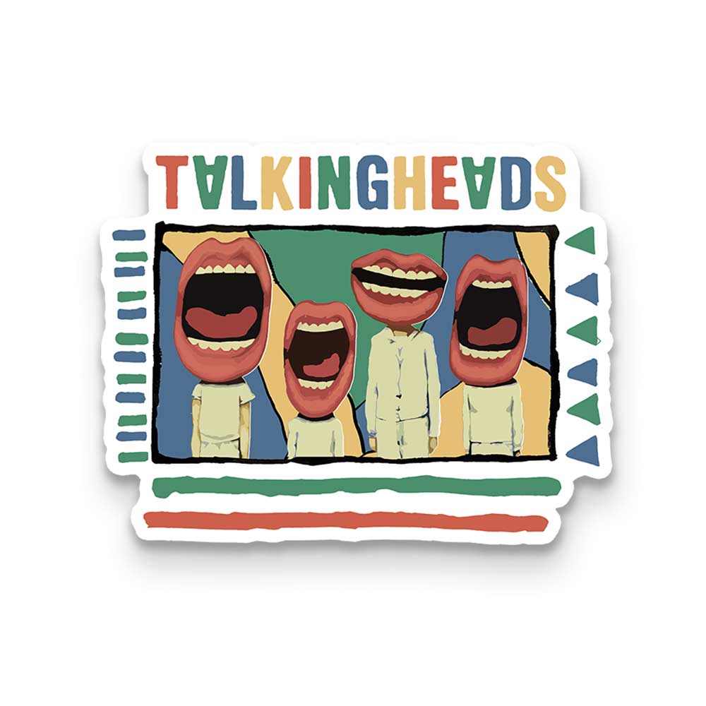 Talking Heads I'm Loud And Proud 1PCS Stickers