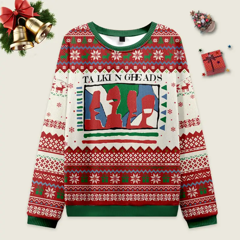 Talking Heads Christmas Beat Ugly Christmas Sweater