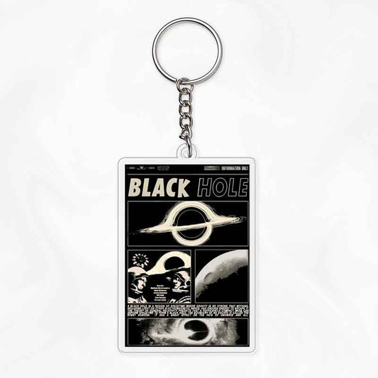 Interstellar Black Hole Keychain