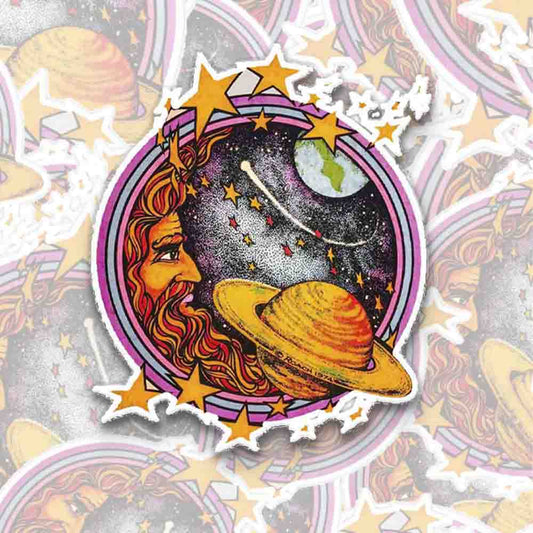 Moon God 1PC Sticker