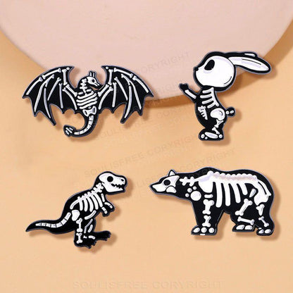 Animal Skeleton Pins