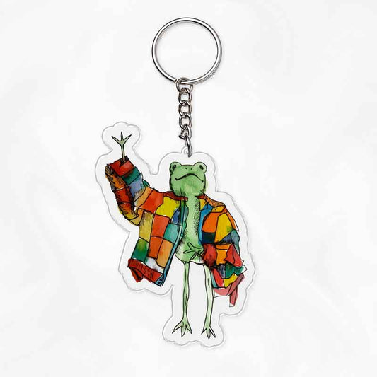 Stylish Frog Keychain