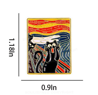 Van Gogh Oil Painting Pins