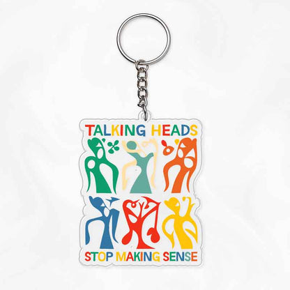 Talking Heads No Longer Makes Sense Keychain