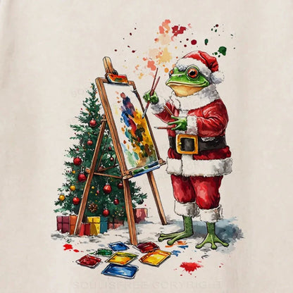 Drawing A Christmas Frog