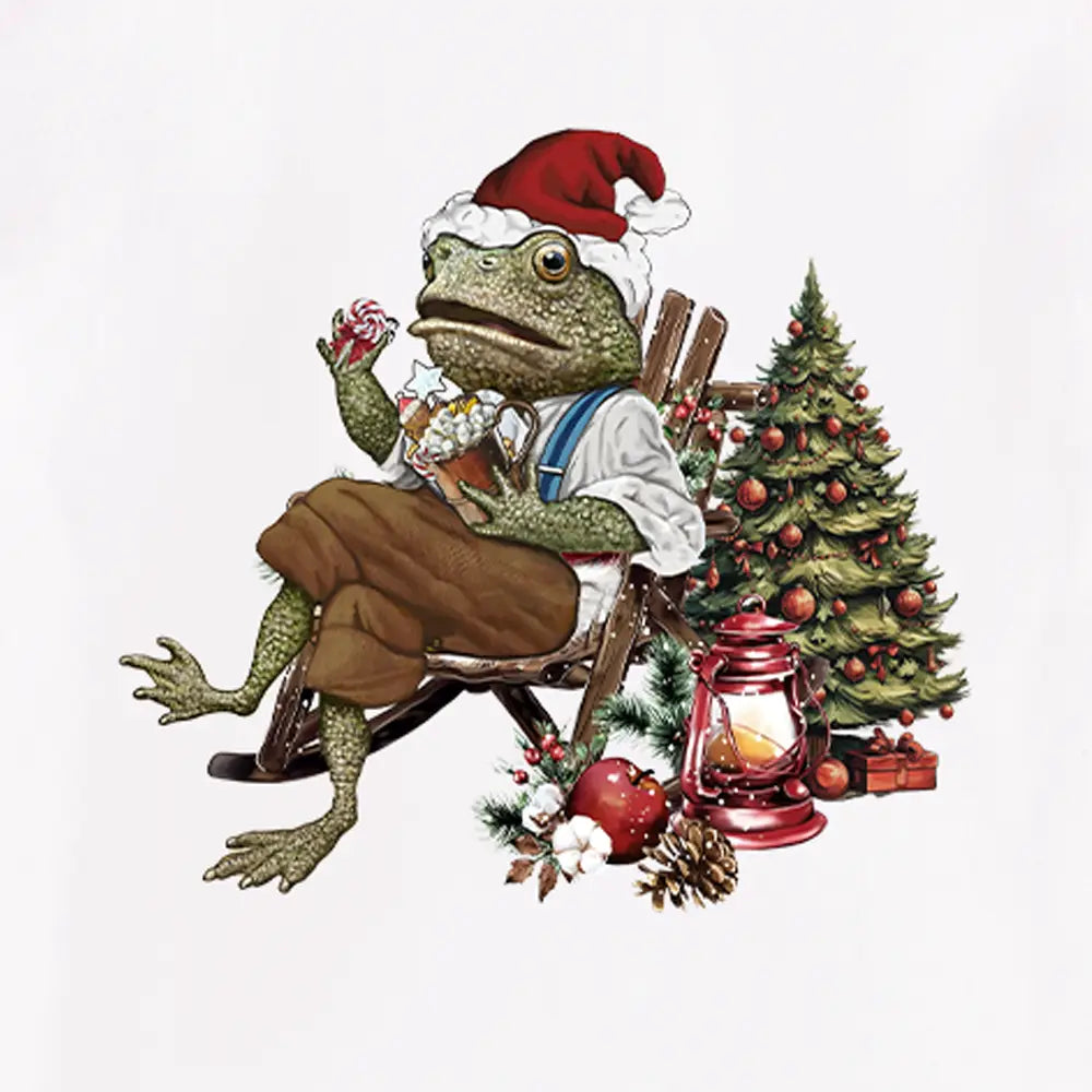 Mr. Toad Enjoying Christmas Food  XI