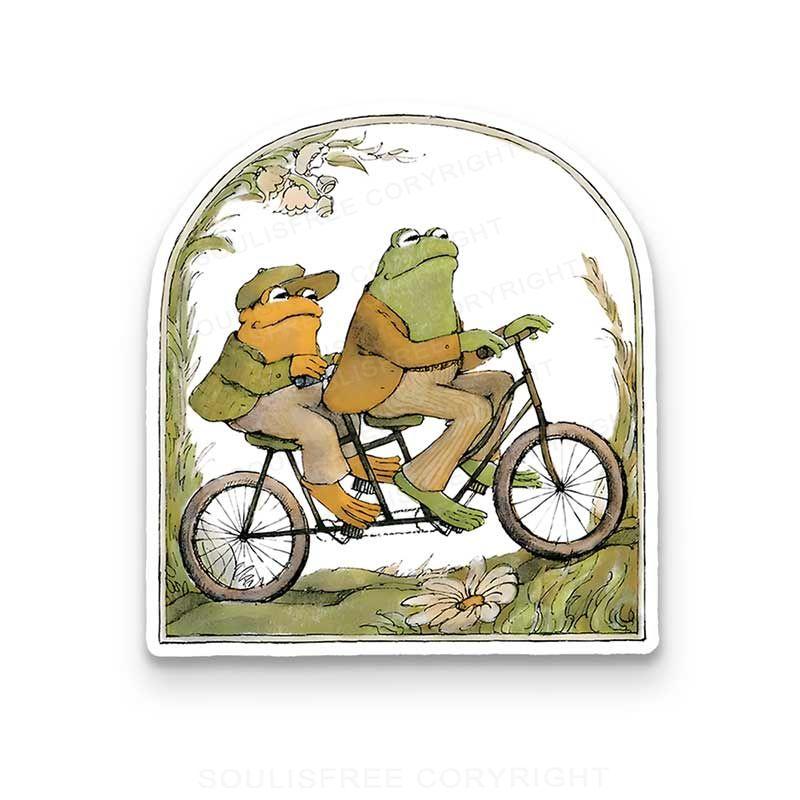 Frog Couple 1PC Sticker