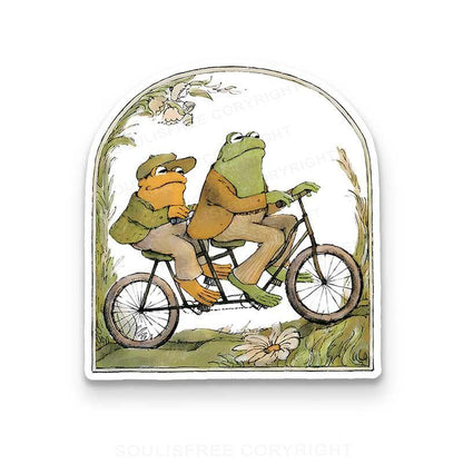 Frog Couple 1PC Sticker