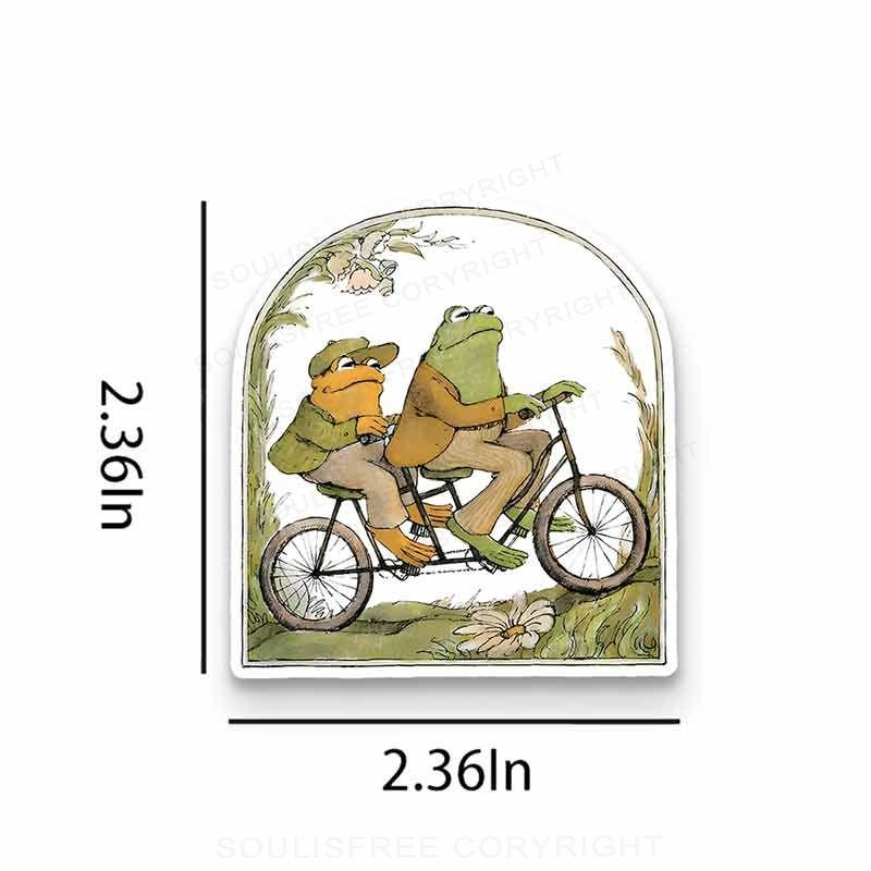 Frog Couple 1PC Sticker