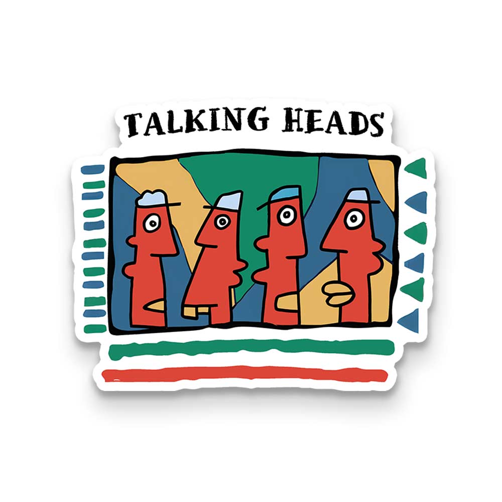 Talking Heads Silent Communication 1PCS Stickers