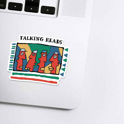 Talking Heads Silent Communication 1PCS Stickers