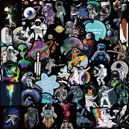 Astronaut graffiti 50PCS Stickers