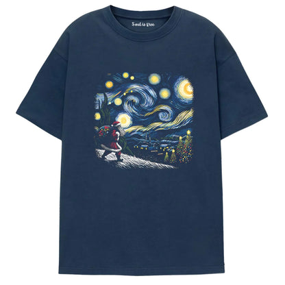 Santa Claus Under The Starry Night Ⅰ