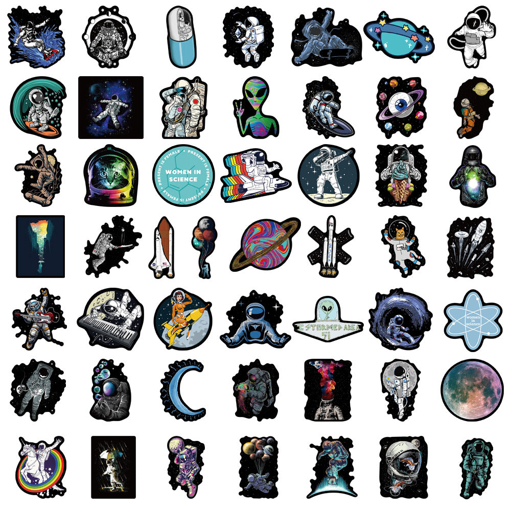 Astronaut graffiti 50PCS Stickers