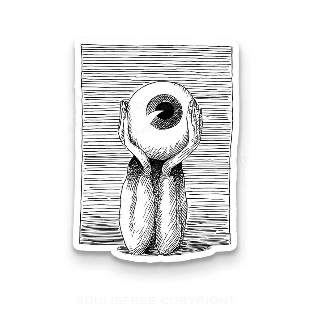 The Eye of the Beholder 1PC Sticker