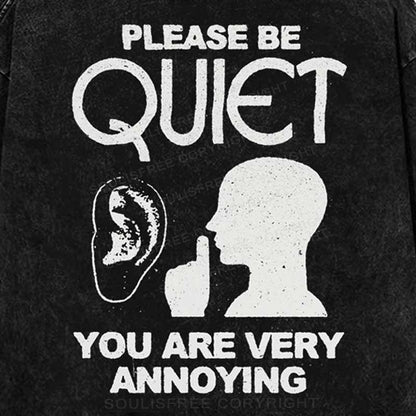 Please Keep Quiet