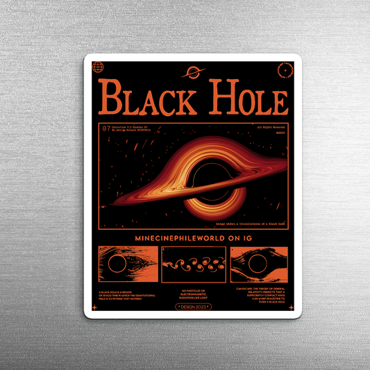 Explore Black Holes Fridge Magnet