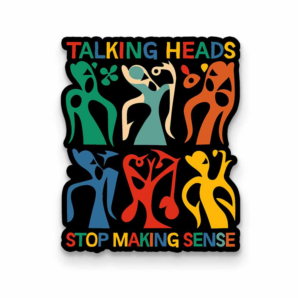 Talking Heads No Longer Makes Sense 1PCS Stickers