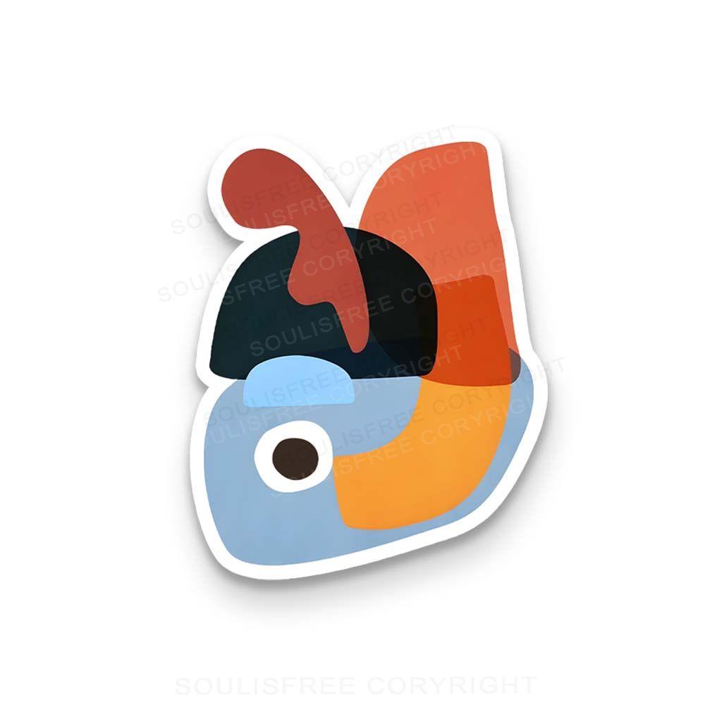 Cute Fish 1PC Sticker