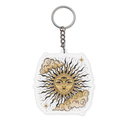 Living By The Sun Keychain