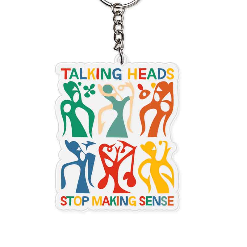 Talking Heads No Longer Makes Sense Keychain