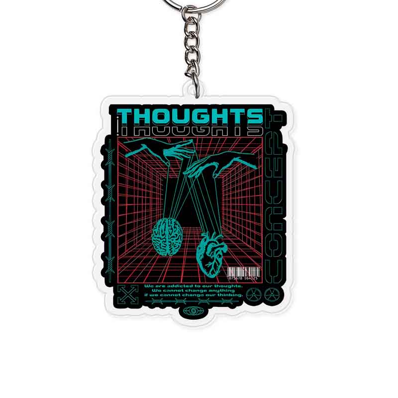 A Clash Of Ideas Keychain