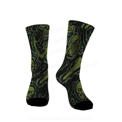 Frightened Me Full Print Socks