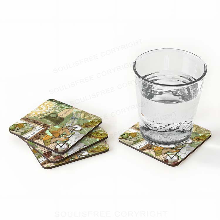 Frog's Daily Life Drink Coaster