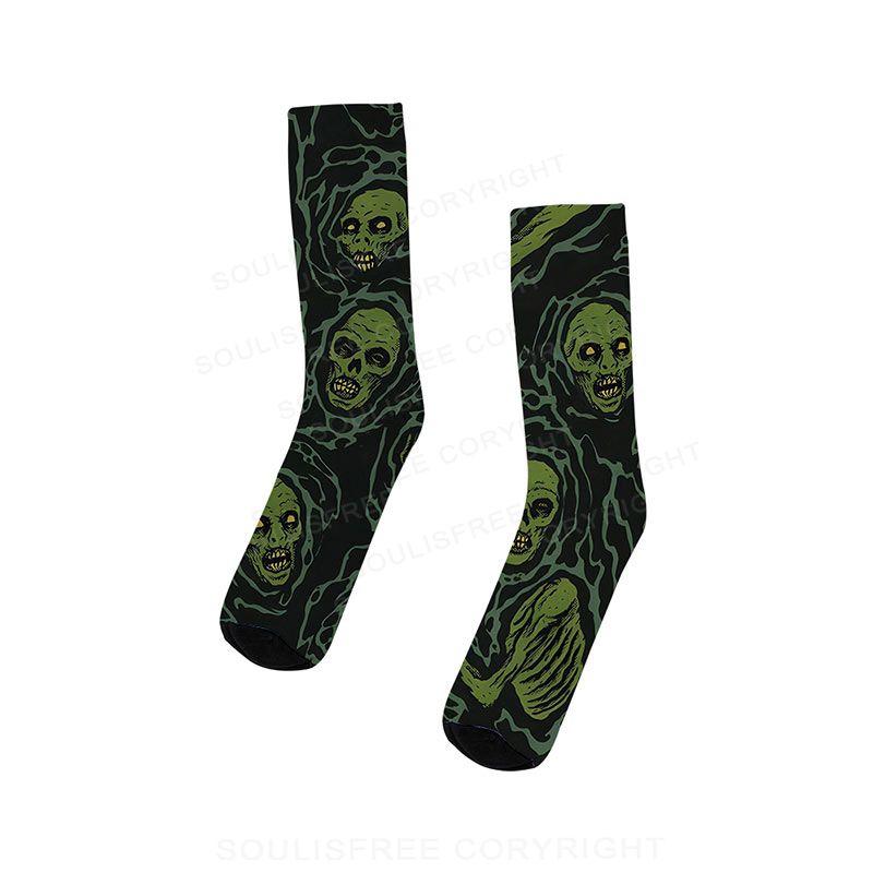 Frightened Me Full Print Socks