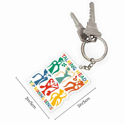 Talking Heads No Longer Makes Sense Keychain