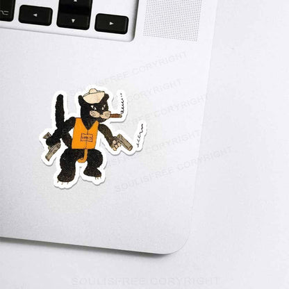 Black Cat Squadron 1PC Sticker