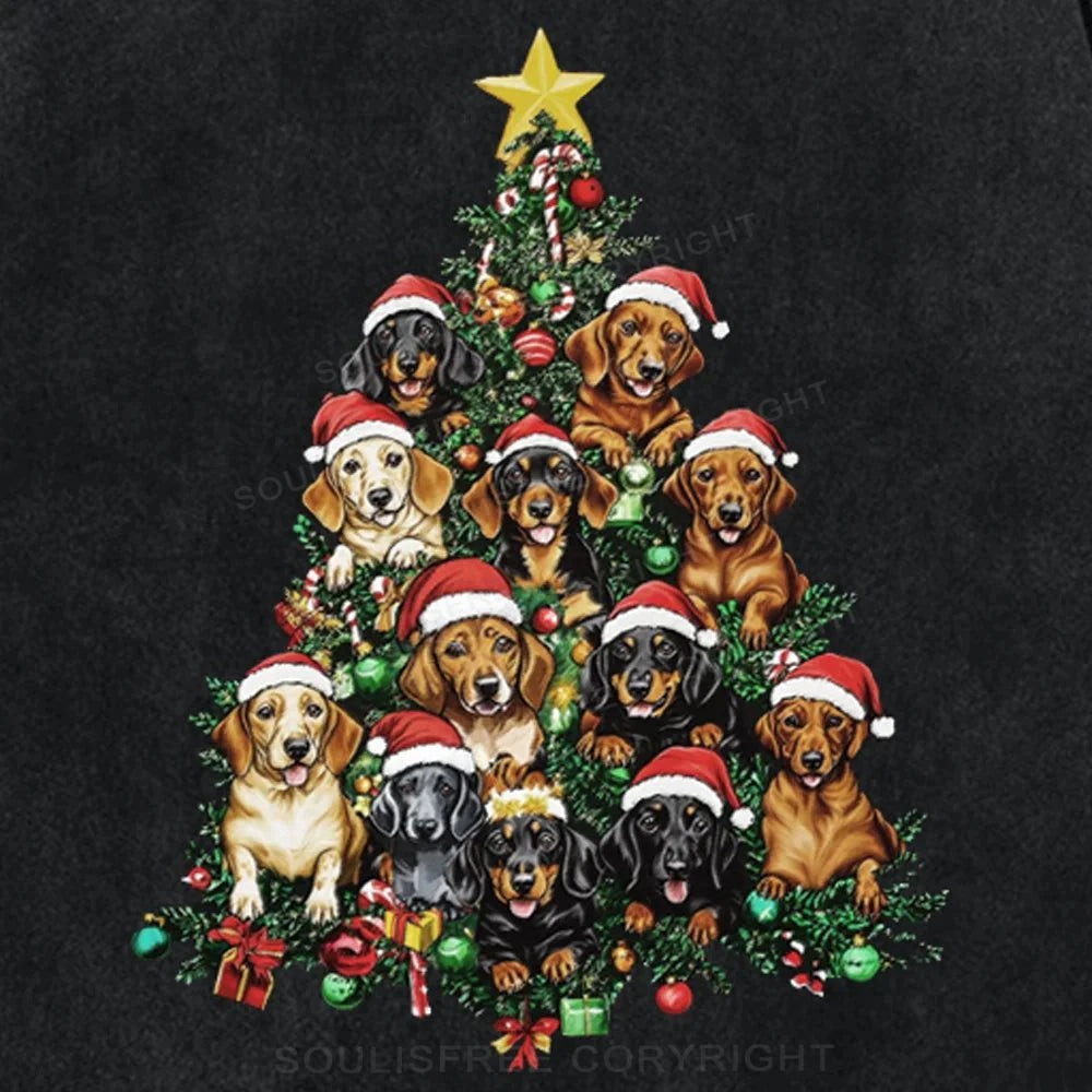 The Dachshund Of The Christmas Tree